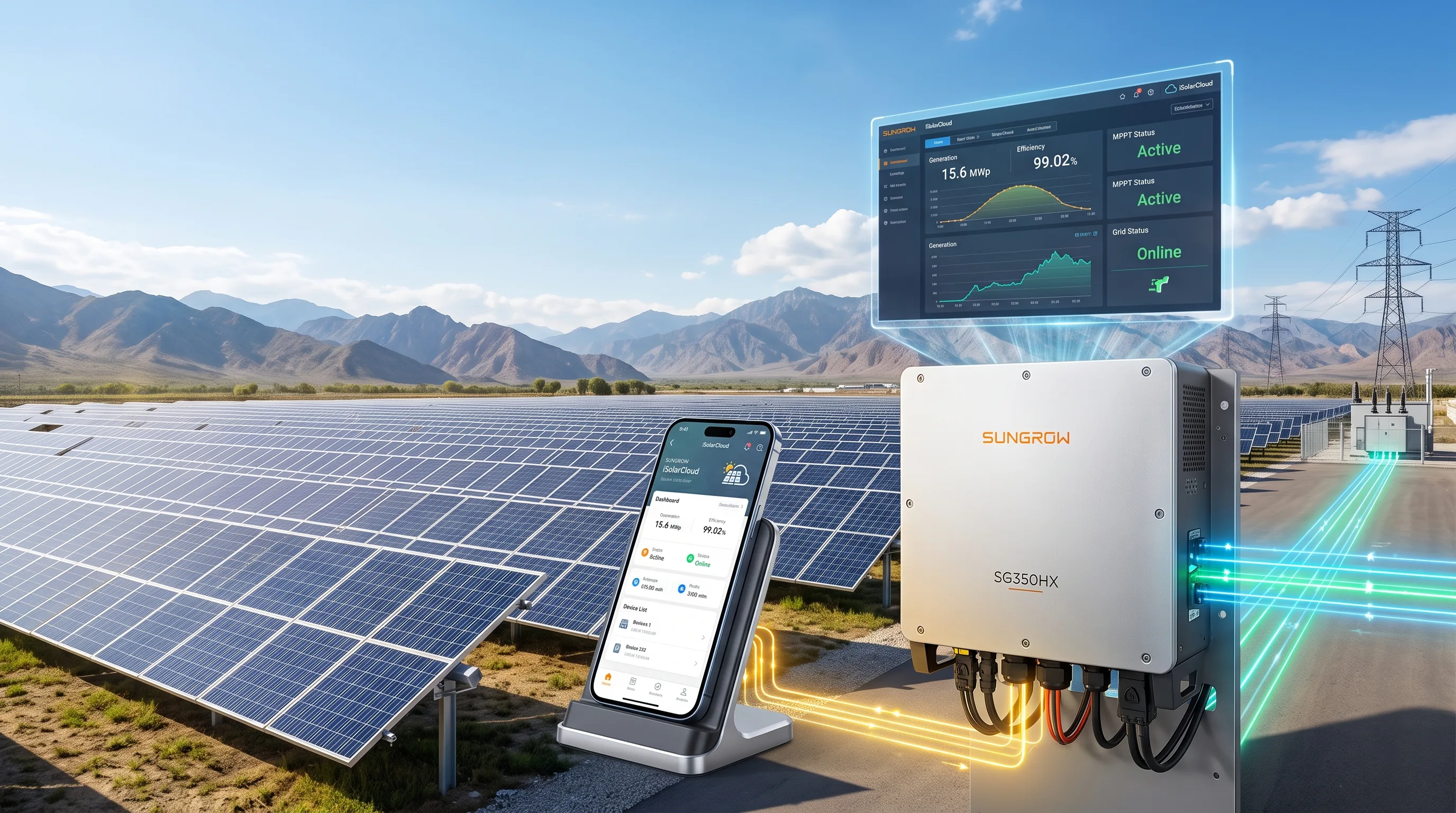 اینورتر سانگرو (Sungrow) چیست؟ انواع، مشخصات فنی و نحوه مانیتورینگ سانگرو